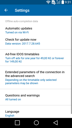 IDOS Timetables for Android - application settings