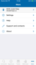 IDOS Timetables for iOs - main menu